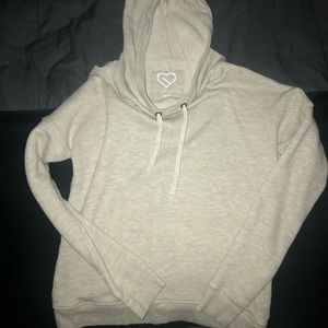 Sweatshirt with a cowl neck